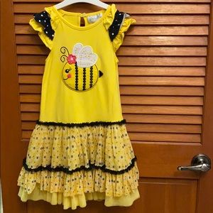 6x Yellow Bumblebee dress
